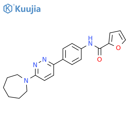 N-{4-6-(azepan-1-yl)pyridazin-3-ylphenyl}furan-2-carboxamide structure