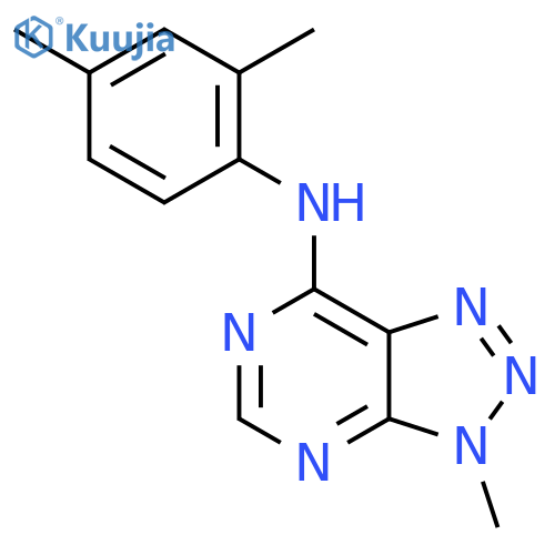 N-(2,4-dimethylphenyl)-3-methyl-3H-[1,2,3]triazolo[4,5-d]pyrimidin-7-amine structure