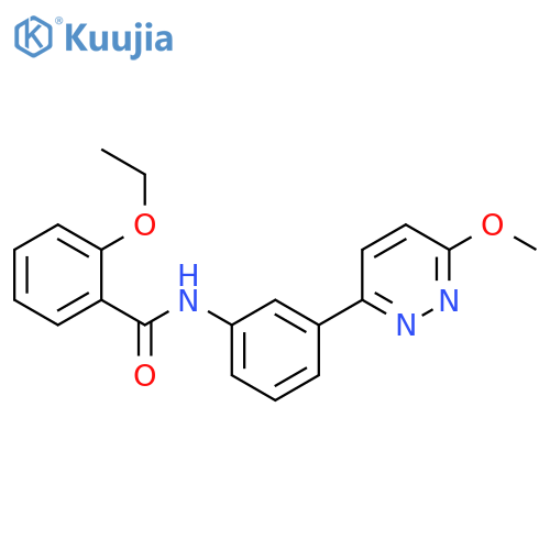 2-ethoxy-N-3-(6-methoxypyridazin-3-yl)phenylbenzamide structure