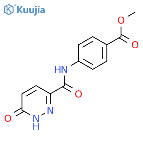 methyl 4-(6-oxo-1,6-dihydropyridazine-3-amido)benzoate structure