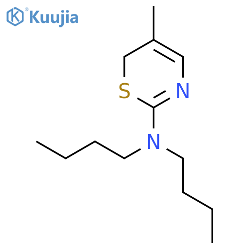 6H-1,3-Thiazin-2-amine, N,N-dibutyl-5-methyl- structure