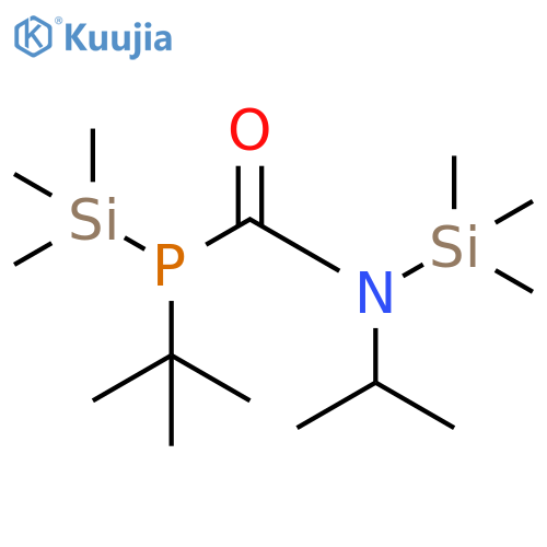 Phosphinecarboxamide, 1-(1,1-dimethylethyl)-N-(1-methylethyl)-N,1-bis(trimethylsilyl)- structure