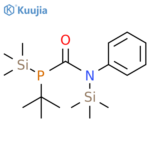 Phosphinecarboxamide,1-(1,1-dimethylethyl)-N-phenyl-N,1-bis(trimethylsilyl)- structure