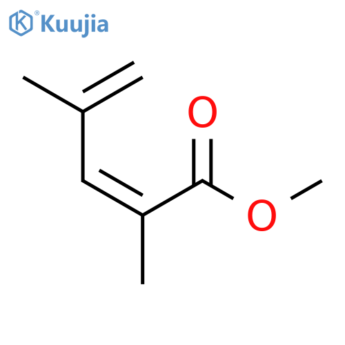 2,4-Pentadienoic acid, 2,4-dimethyl-, methyl ester, (Z)- structure