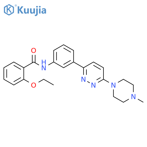 2-ethoxy-N-{3-6-(4-methylpiperazin-1-yl)pyridazin-3-ylphenyl}benzamide structure