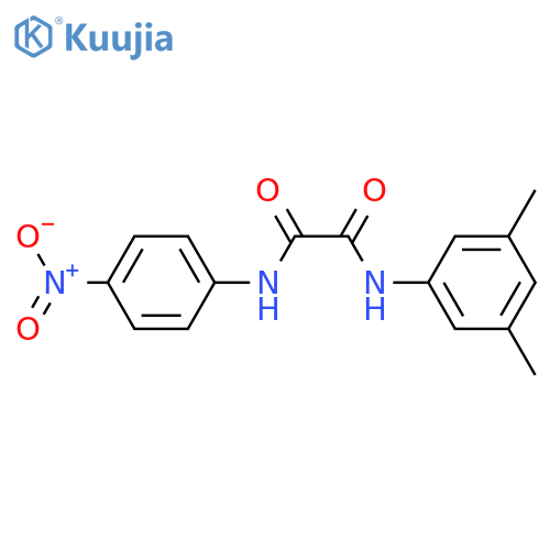 N-(3,5-dimethylphenyl)-N'-(4-nitrophenyl)ethanediamide structure
