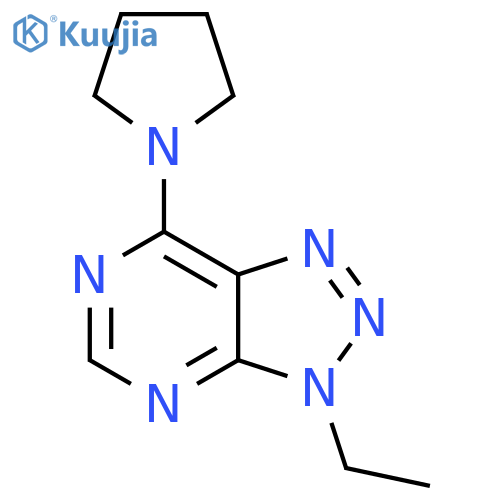 1-{3-ethyl-3H-1,2,3triazolo4,5-dpyrimidin-7-yl}pyrrolidine structure