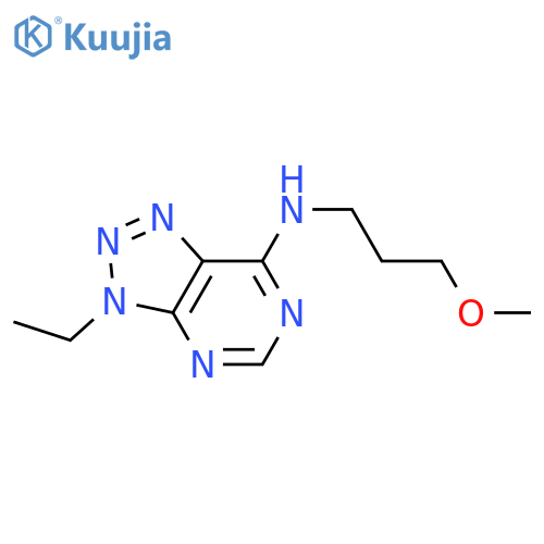3-ethyl-N-(3-methoxypropyl)-3H-1,2,3triazolo4,5-dpyrimidin-7-amine structure