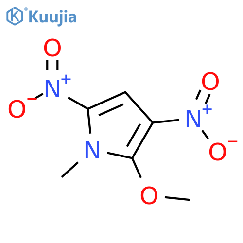 2-methoxy-1-methyl-3,5-dinitro-1H-Pyrrole structure