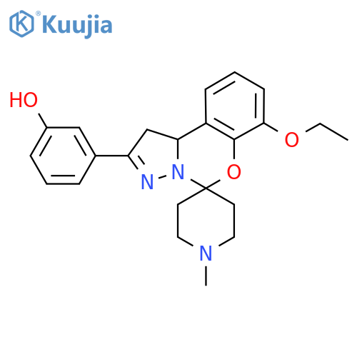 3-{10'-ethoxy-1-methyl-8'-oxa-5',6'-diazaspiropiperidine-4,7'-tricyclo7.4.0.0^{2,6}tridecane-1'(9'),4',10',12'-tetraen-4'-yl}phenol structure