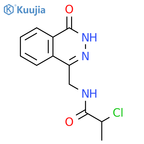 2-chloro-N-(4-oxo-3,4-dihydrophthalazin-1-yl)methylpropanamide structure