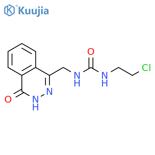 3-(2-chloroethyl)-1-(4-oxo-3,4-dihydrophthalazin-1-yl)methylurea structure