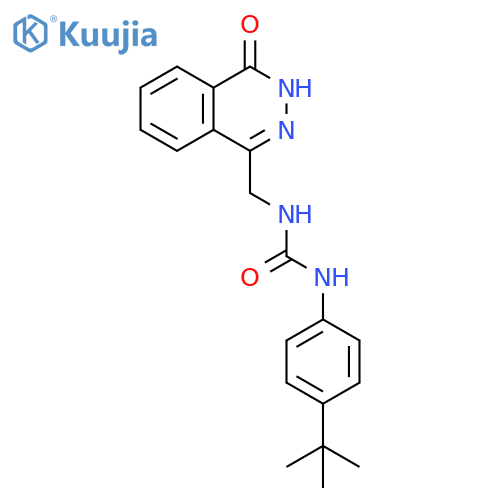 1-(4-tert-butylphenyl)-3-(4-oxo-3,4-dihydrophthalazin-1-yl)methylurea structure