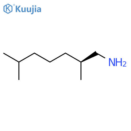 1-HEPTANAMINE, 2,6-DIMETHYL-, (S)- structure