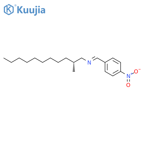 1-Undecanamine, 2-methyl-N-[(4-nitrophenyl)methylene]-, (R)- structure