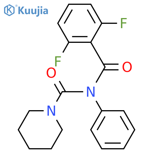 N-(2,6-difluorobenzoyl)-N-phenylpiperidine-1-carboxamide structure
