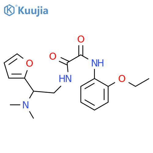 N-2-(dimethylamino)-2-(furan-2-yl)ethyl-N'-(2-ethoxyphenyl)ethanediamide structure