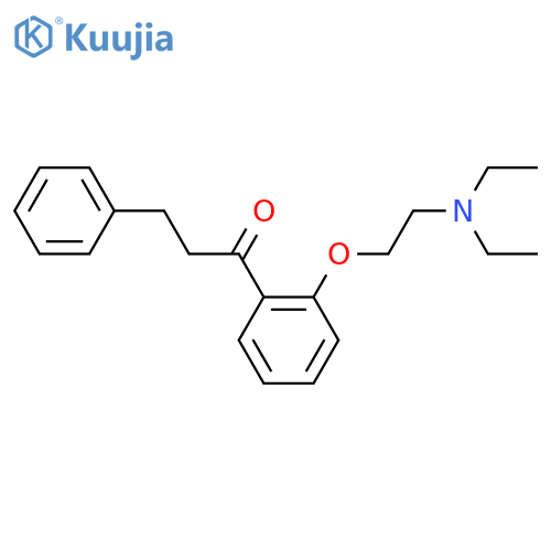 1-Propanone,1-[2-[2-(diethylamino)ethoxy]phenyl]-3-phenyl- structure