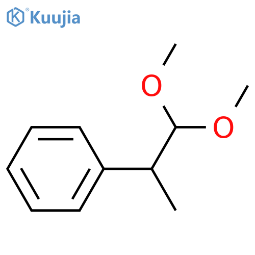 (1,1-Dimethoxypropan-2-yl)benzene structure
