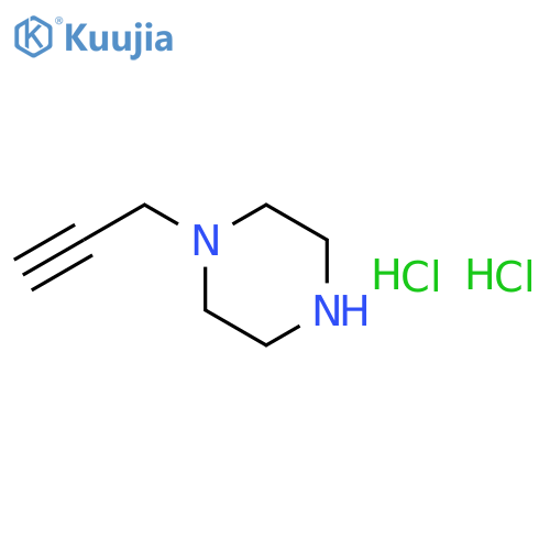 1-prop-2-ynylpiperazine;dihydrochloride structure