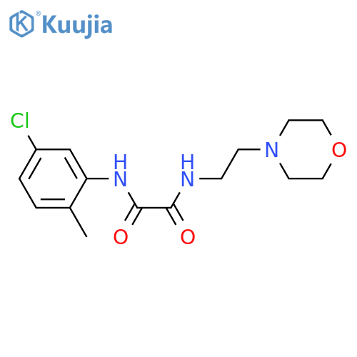 N-(5-chloro-2-methylphenyl)-N'-2-(morpholin-4-yl)ethylethanediamide structure