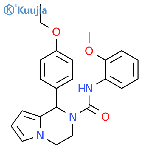 1-(4-ethoxyphenyl)-N-(2-methoxyphenyl)-1H,2H,3H,4H-pyrrolo1,2-apyrazine-2-carboxamide structure