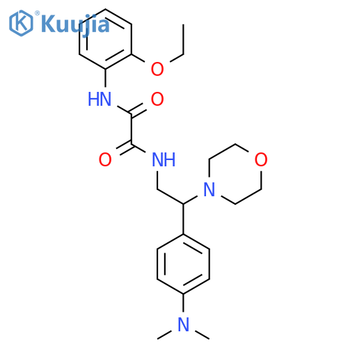 N'-{2-4-(dimethylamino)phenyl-2-(morpholin-4-yl)ethyl}-N-(2-ethoxyphenyl)ethanediamide structure