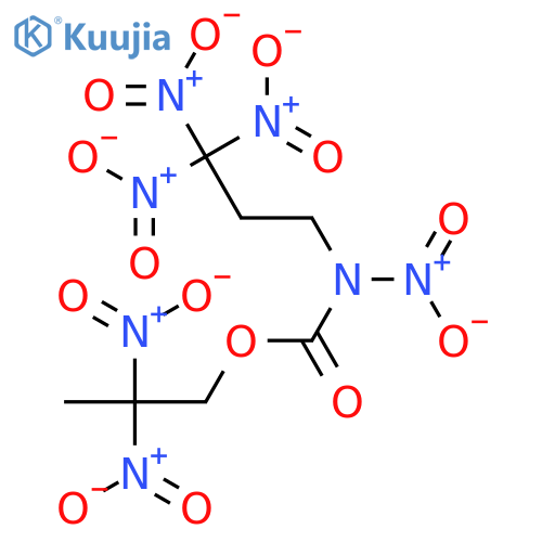 CARBAMIC ACID, NITRO(3,3,3-TRINITROPROPYL)-, 2,2-DINITROPROPYL ESTER structure