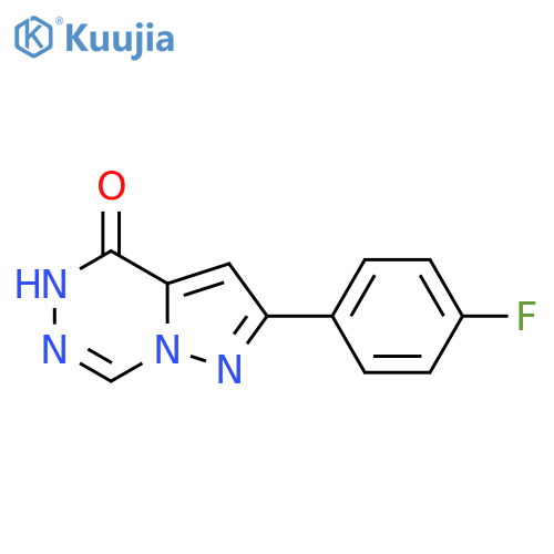 2-(4-Fluorophenyl)pyrazolo1,5-d1,2,4triazin-4(5H)-one structure