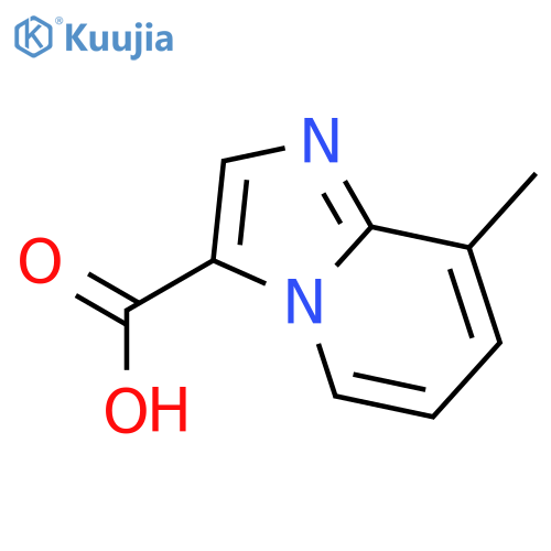 8-methylimidazo[1,2-a]pyridine-3-carboxylic acid structure
