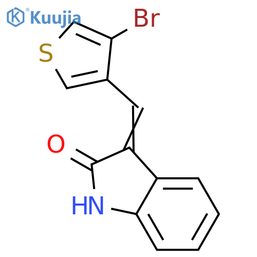 3-[(Z)-(4-BROMO-3-THIENYL)METHYLIDENE]-1H-INDOL-2-ONE structure