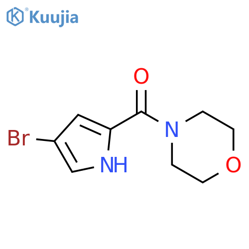 4-(4-Bromo-1H-pyrrol-2-yl)carbonylmorpholine structure
