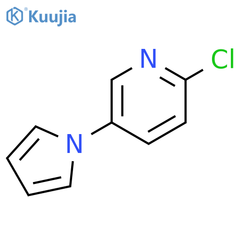 2-chloro-5-(1H-pyrrol-1-yl)pyridine structure