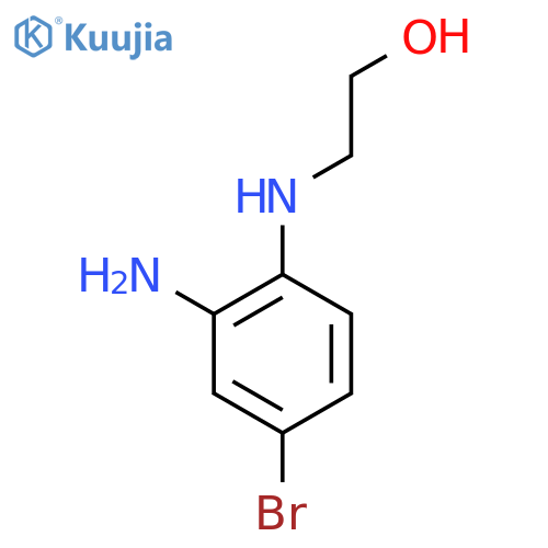 2-((2-Amino-4-bromophenyl)amino)ethanol structure