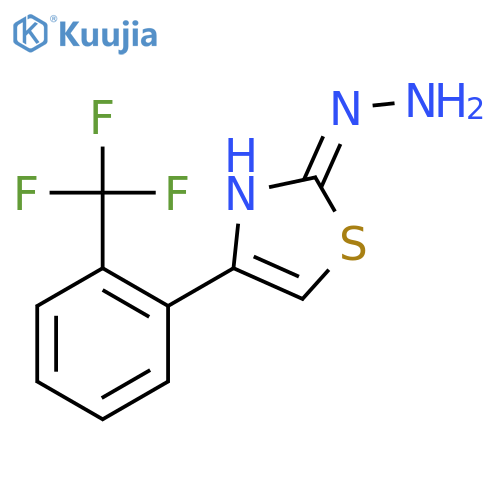 4-[2-(TRIFLUOROMETHYL)PHENYL]-2(3H)-THIAZOLONE HYDRAZONE structure