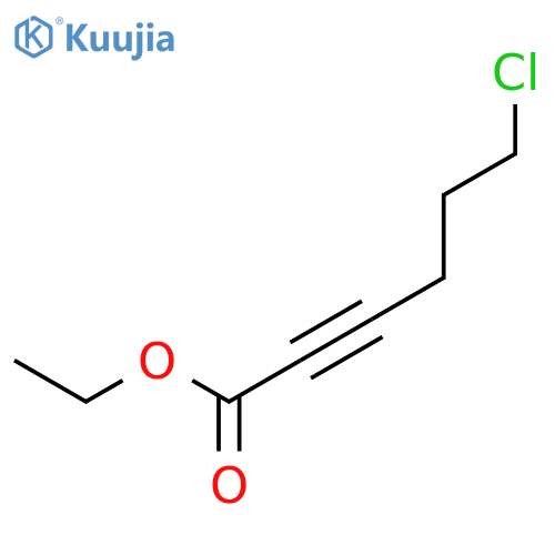 2-Hexynoic acid, 6-chloro-, ethyl ester structure