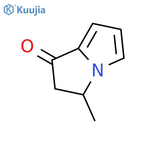 1H-PYRROLIZIN-1-ONE, 2,3-DIHYDRO-3-METHYL- structure
