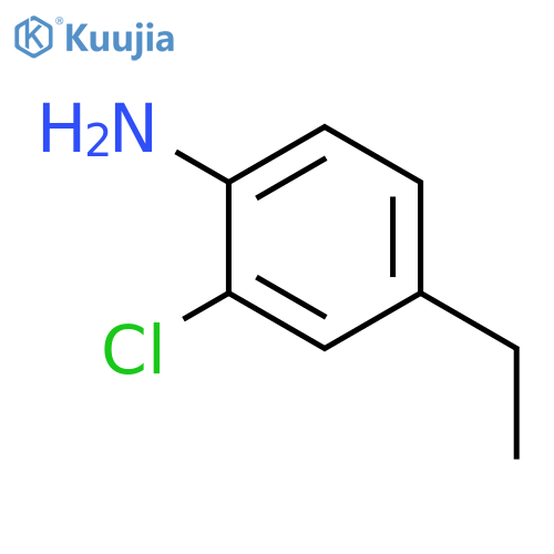 Benzenamine, 2-chloro-4-ethyl- structure