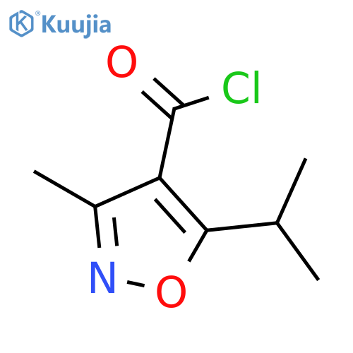 5-Isopropyl-3-methylisoxazole-4-carbonyl chloride structure
