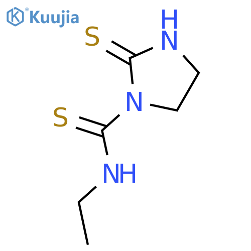 1-IMIDAZOLIDINECARBOTHIOAMIDE, N-ETHYL-2-THIOXO- structure