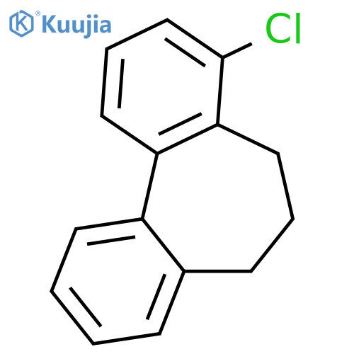 5H-Dibenzo[a,c]cycloheptene, 4-chloro-6,7-dihydro- structure