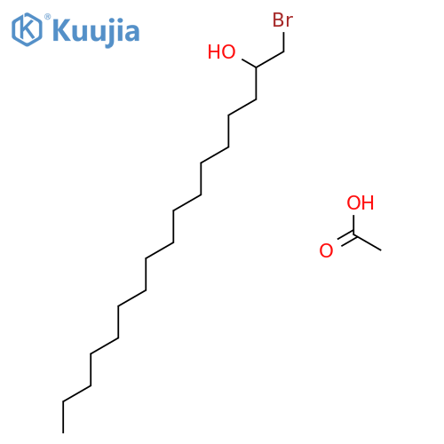 2-Heptadecanol, 1-bromo-, acetate structure