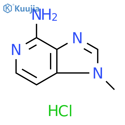 1H-Imidazo[4,5-c]pyridin-4-amine, 1-methyl-, monohydrochloride structure
