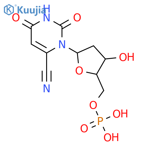 5'-Uridylic acid, 6-cyano-2'-deoxy- structure