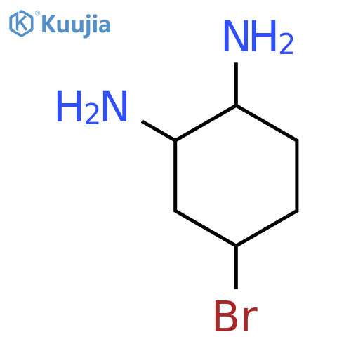 1,2-Cyclohexanediamine, 4-bromo- structure
