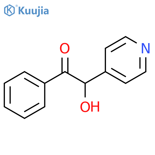 Ethanone, 2-hydroxy-1-phenyl-2-(4-pyridinyl)- structure