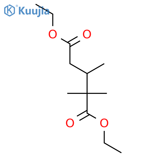 Pentanedioic acid, 2,2,3-trimethyl-, diethyl ester structure