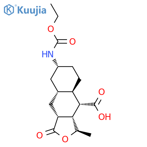 (1R,3aR,4aR,8aR,9S,9aR)-1-methyl-3-oxodecahydro-3H-spiro[naphtho[2,3-c]furan-6,2'-[1,3]dioxolane]-9-carboxylic acid structure