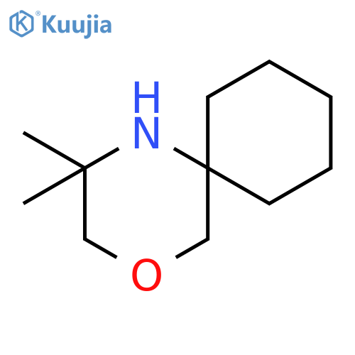 4-Oxa-1-azaspiro[5.5]undecane, 2,2-dimethyl- structure