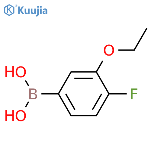 3-Ethoxy-4-fluorophenylboronic acid structure